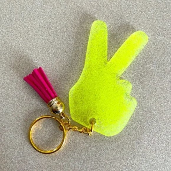 Handmade Hand Sign Keychains - Picture 4 of 8